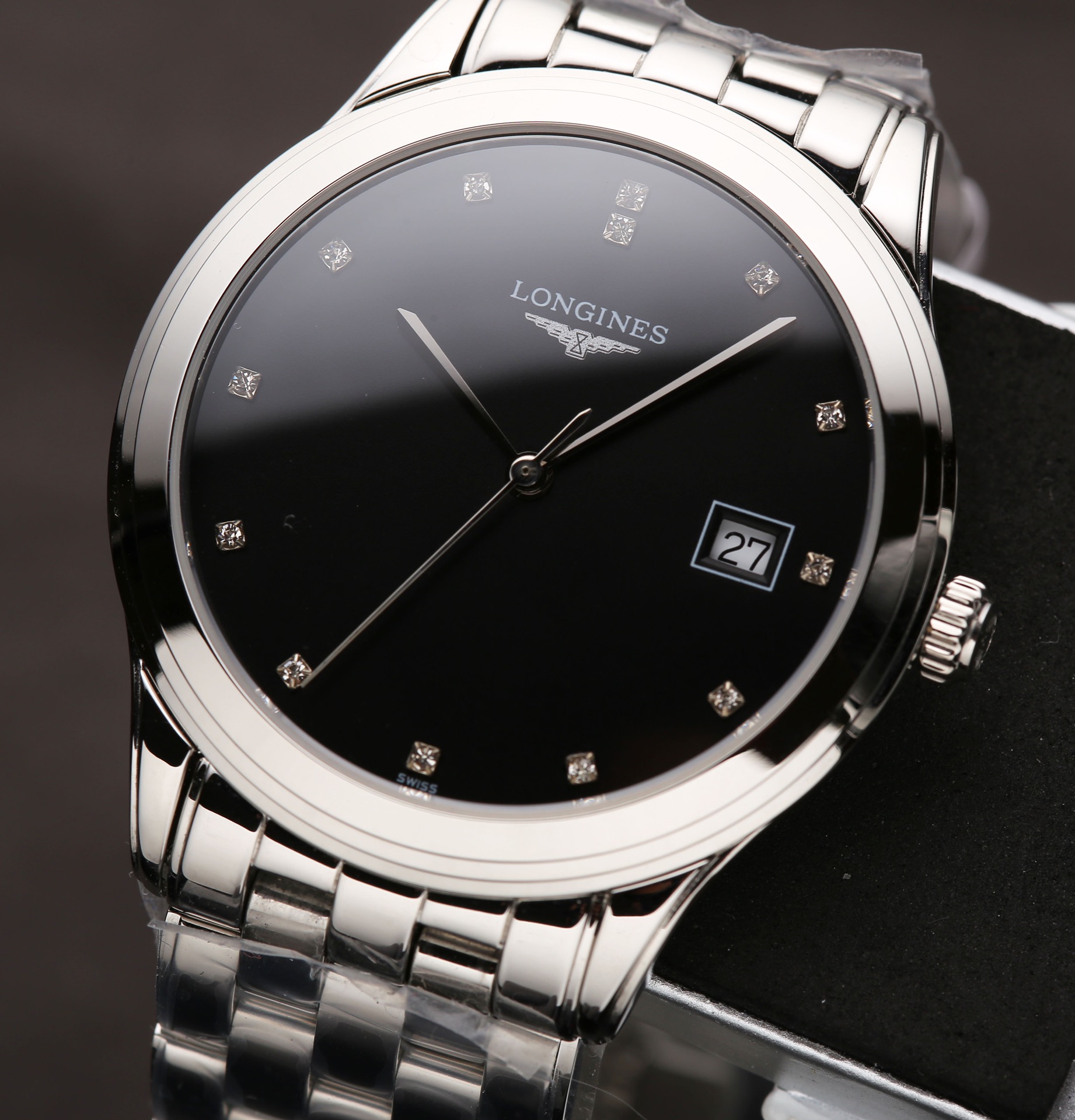 Longines Flagship Series Swiss Quartz Watch with Stainless Steel Bracelet 7 i1646020307 2274 5