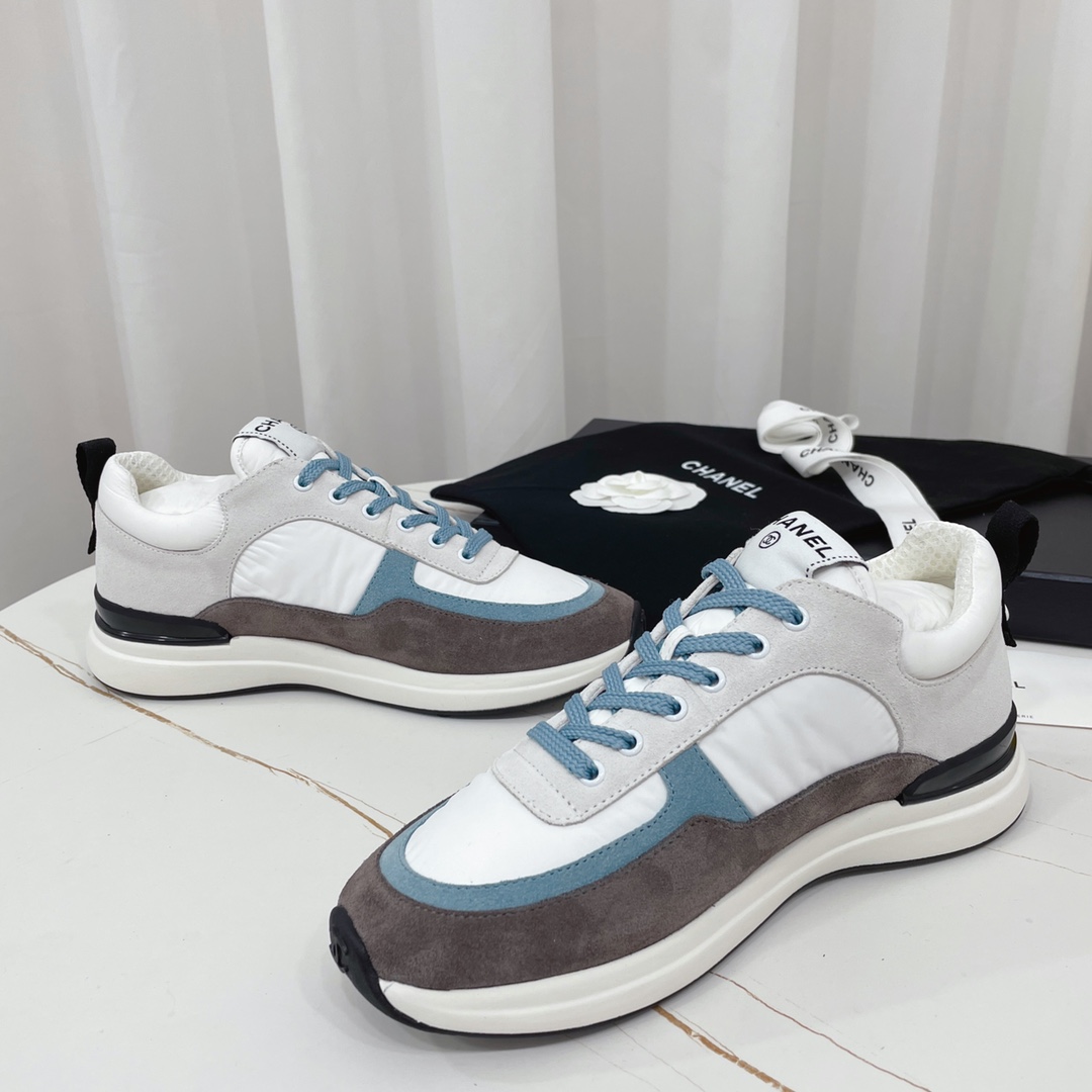.Chanel2022 principios de la primavera nuevo color clásico a juego zapatos de onda / entrenadores es