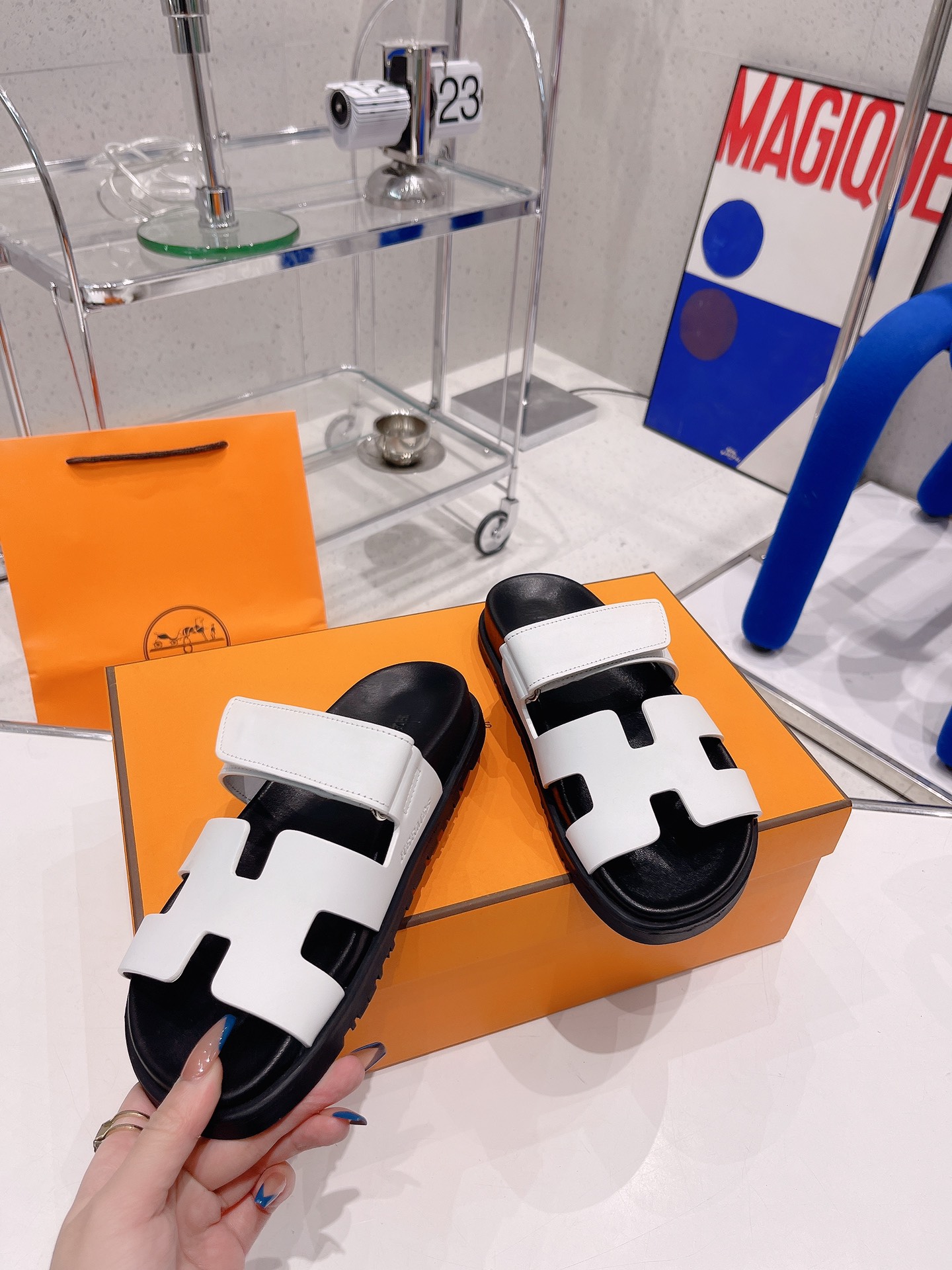 Hermès H家爱马士 2022春夏新款凉拖系列 一直都很火爆的二舅拖鞋- 凉鞋,随意各种搭配都很棒
