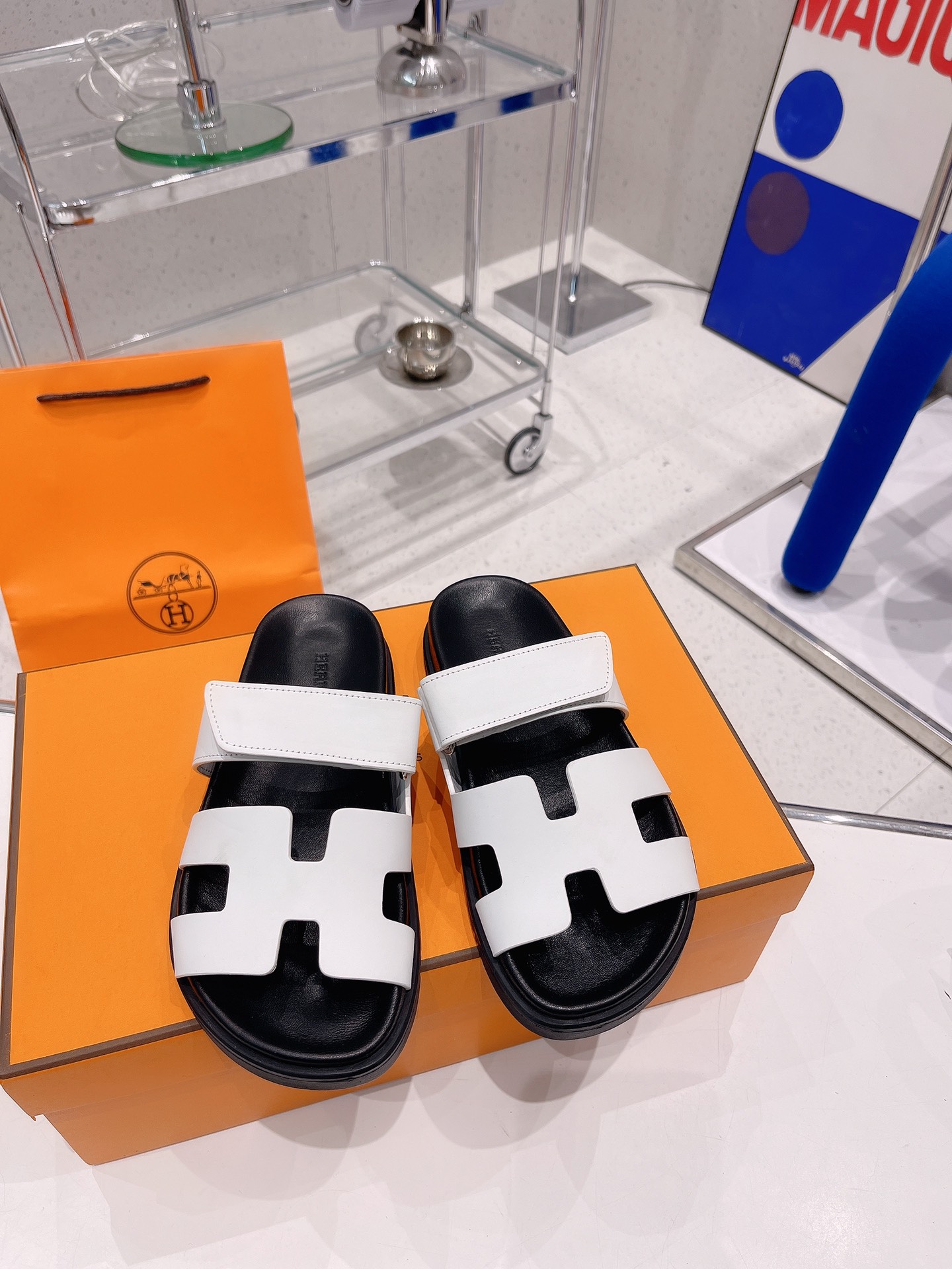 Hermès H家爱马士 2022春夏新款凉拖系列 一直都很火爆的二舅拖鞋- 凉鞋,随意各种搭配都很棒