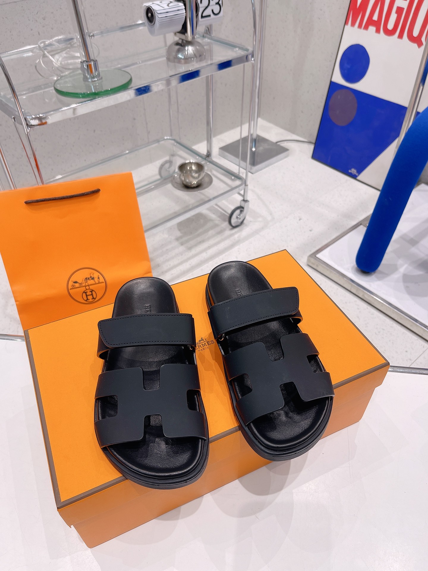 Hermès H家爱马士 2022春夏新款凉拖系列 一直都很火爆的二舅拖鞋- 凉鞋,随意各种搭配都很棒