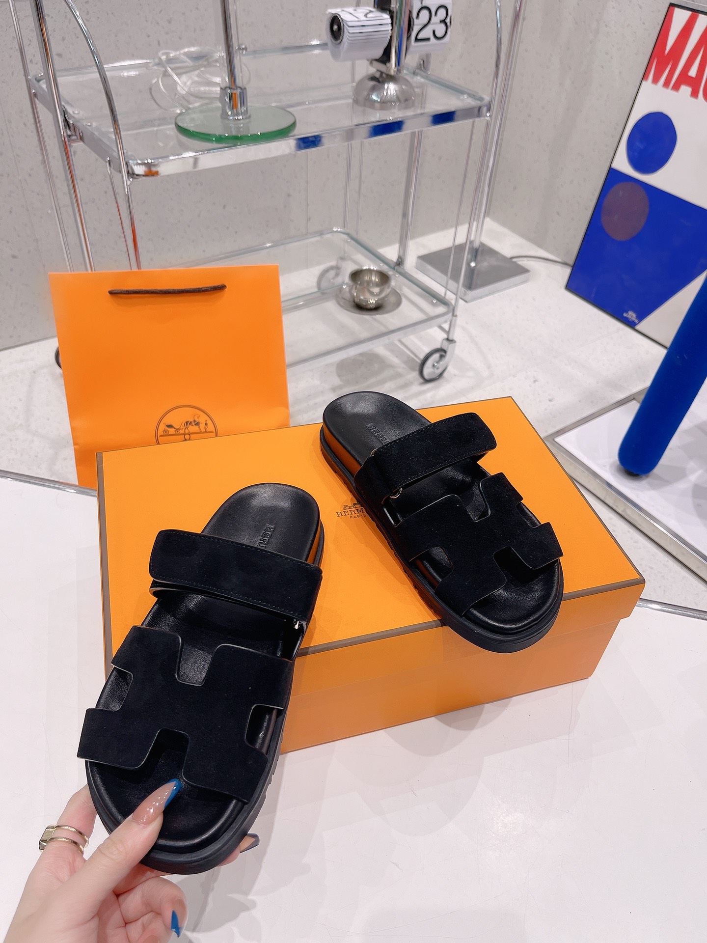 Hermès H家爱马士 2022春夏新款凉拖系列 一直都很火爆的二舅拖鞋- 凉鞋,随意各种搭配都很棒