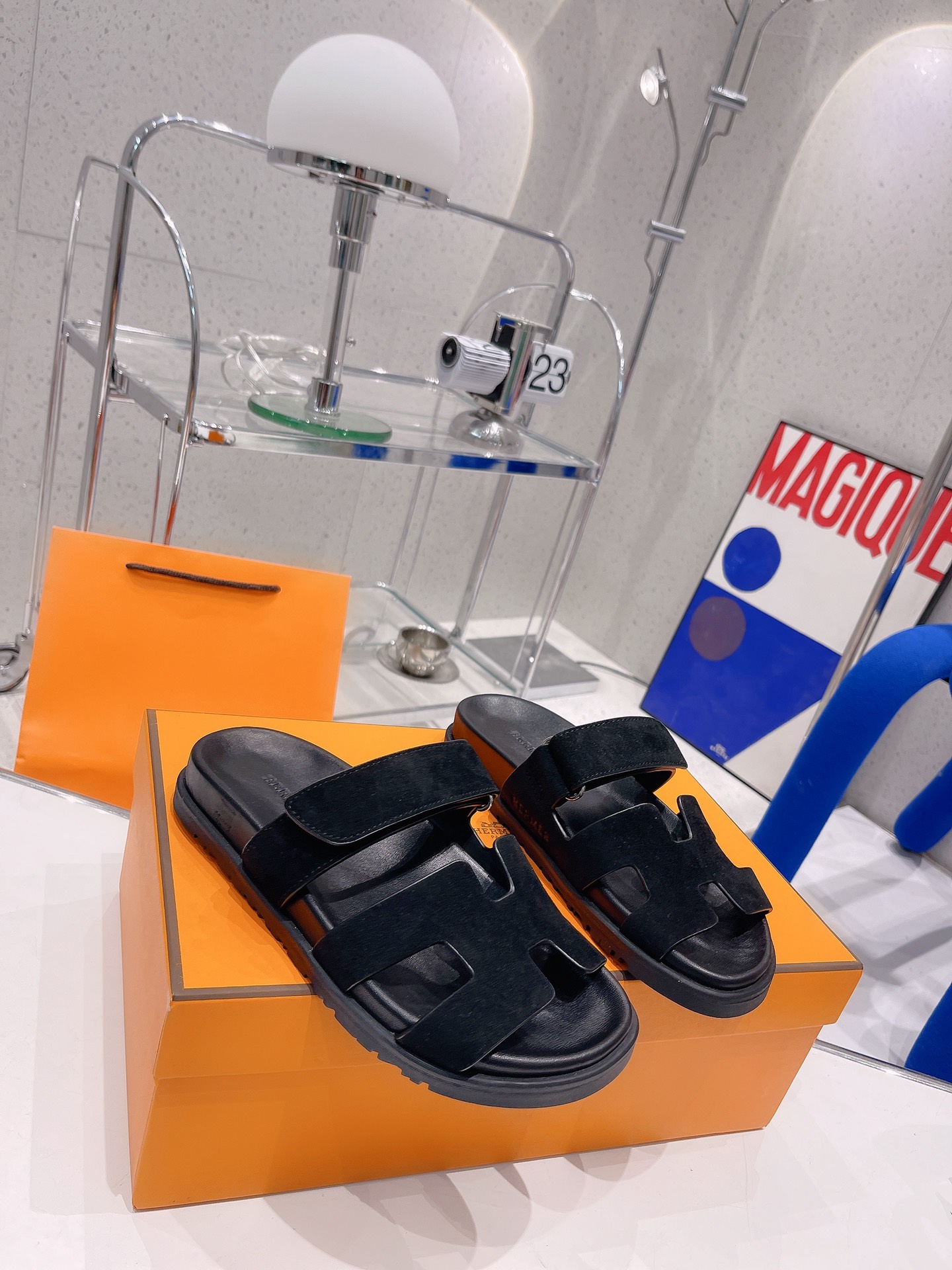Hermès H家爱马士 2022春夏新款凉拖系列 一直都很火爆的二舅拖鞋- 凉鞋,随意各种搭配都很棒
