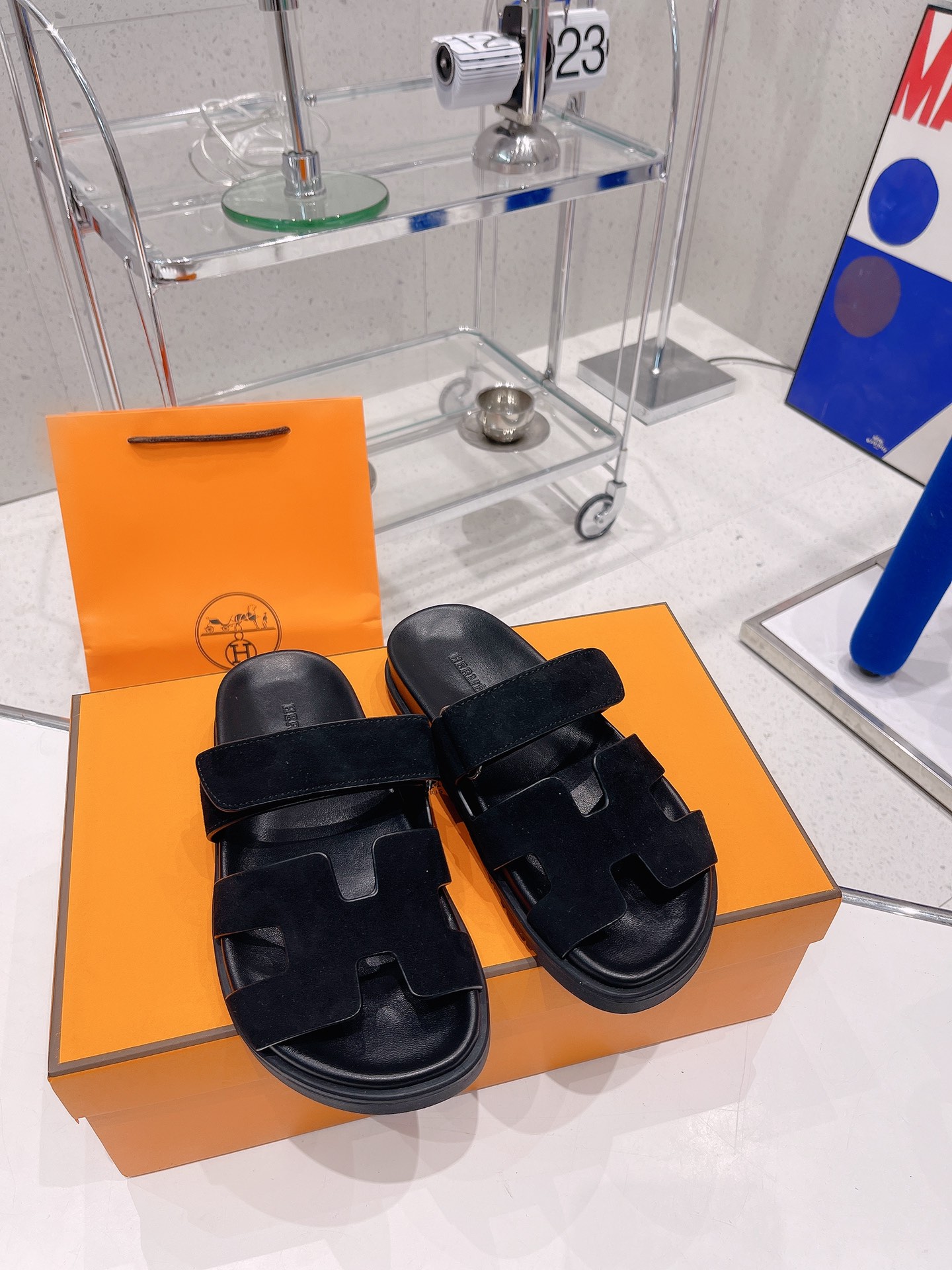 Hermès H家爱马士 2022春夏新款凉拖系列 一直都很火爆的二舅拖鞋- 凉鞋,随意各种搭配都很棒
