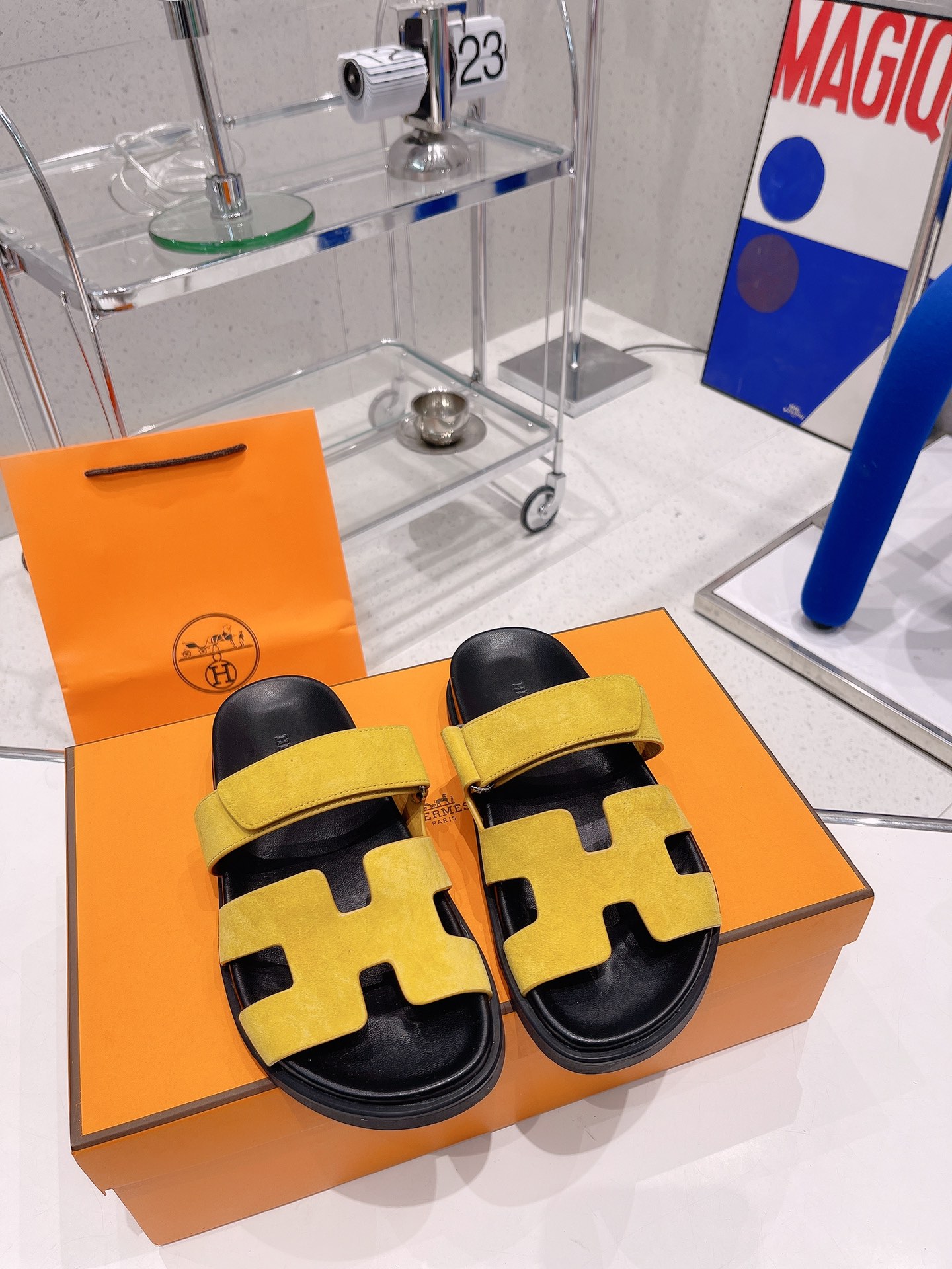 Hermès H家爱马士 2022春夏新款凉拖系列 一直都很火爆的二舅拖鞋- 凉鞋,随意各种搭配都很棒