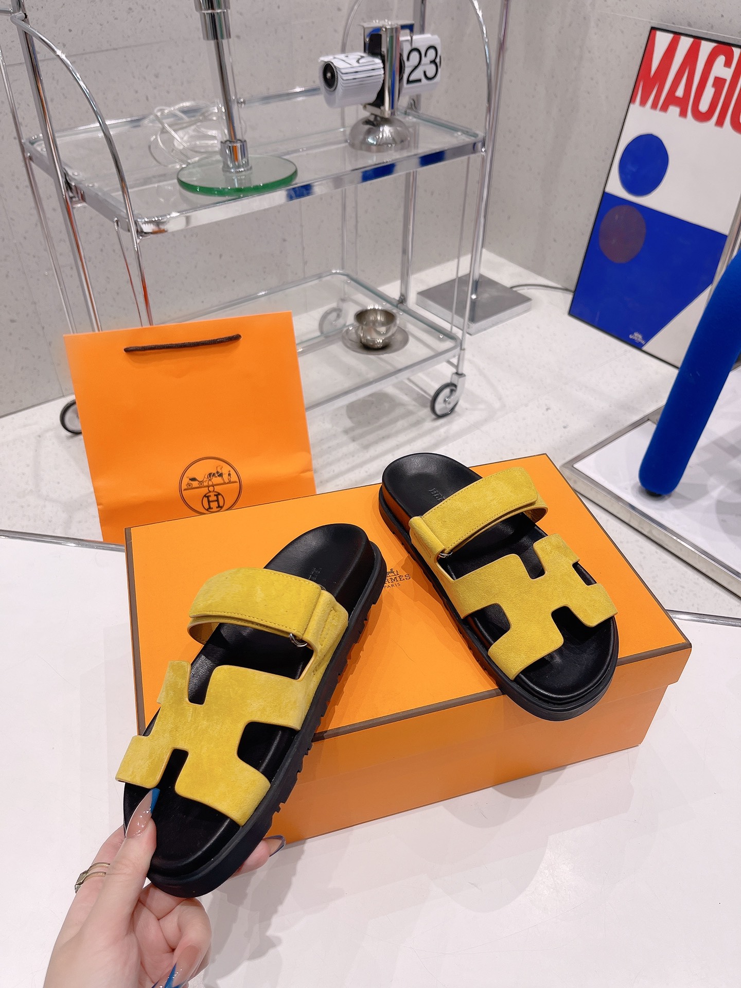 Hermès H家爱马士 2022春夏新款凉拖系列 一直都很火爆的二舅拖鞋- 凉鞋,随意各种搭配都很棒