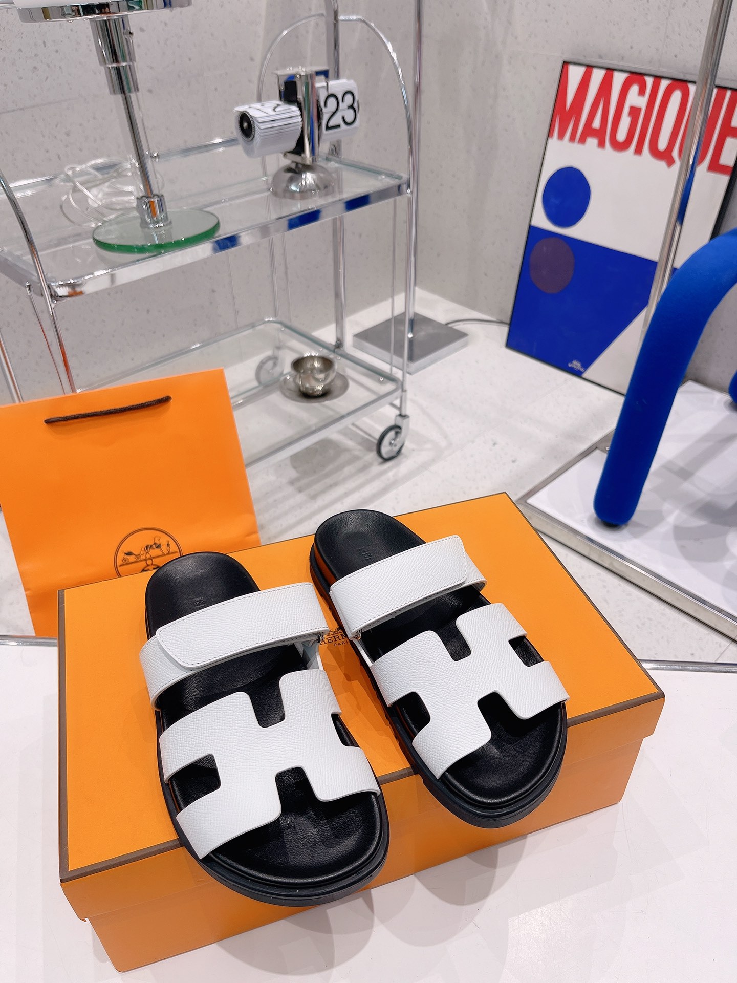 Hermès H家爱马士 2022春夏新款凉拖系列 一直都很火爆的二舅拖鞋- 凉鞋,随意各种搭配都很棒