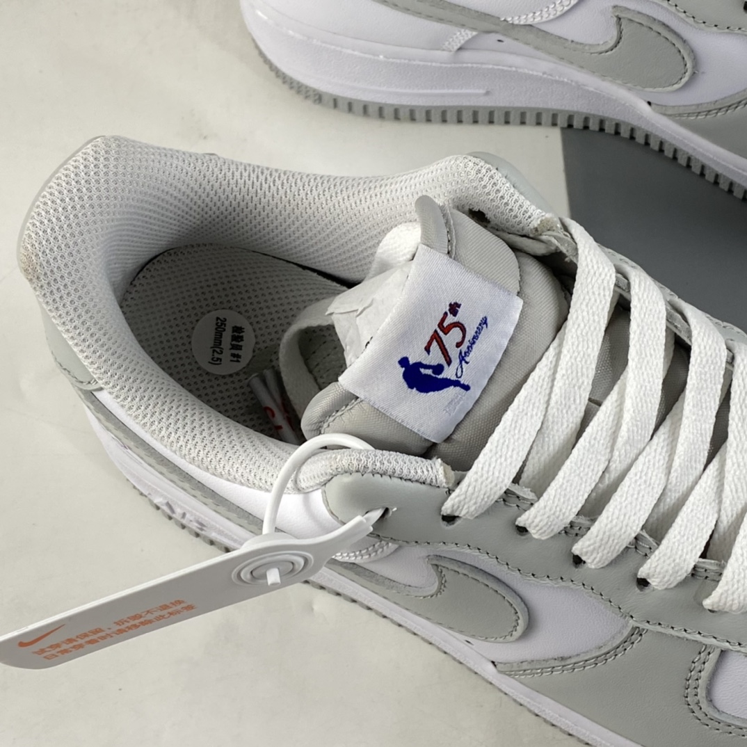 P240 NIKE Air Force 1’07 Low 灰白配色 空军一号低帮休闲板鞋 AA6902-201