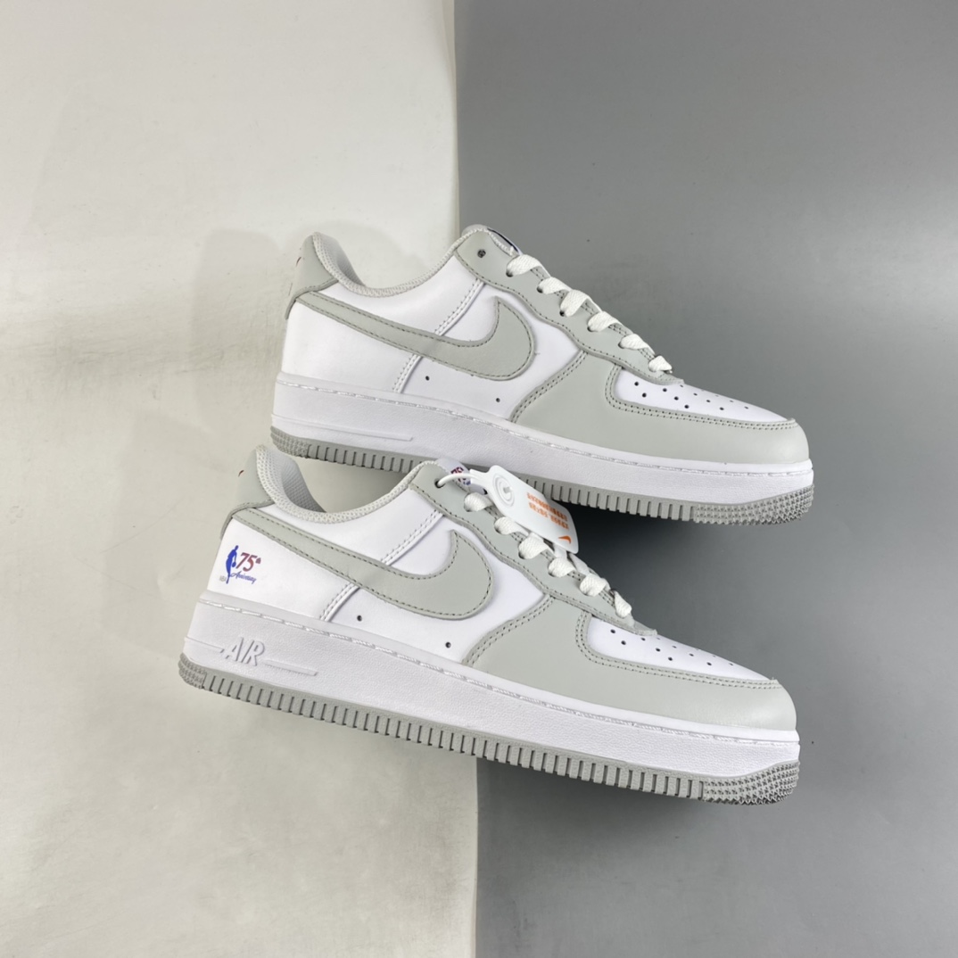P240 NIKE Air Force 1’07 Low 灰白配色 空军一号低帮休闲板鞋 AA6902-201