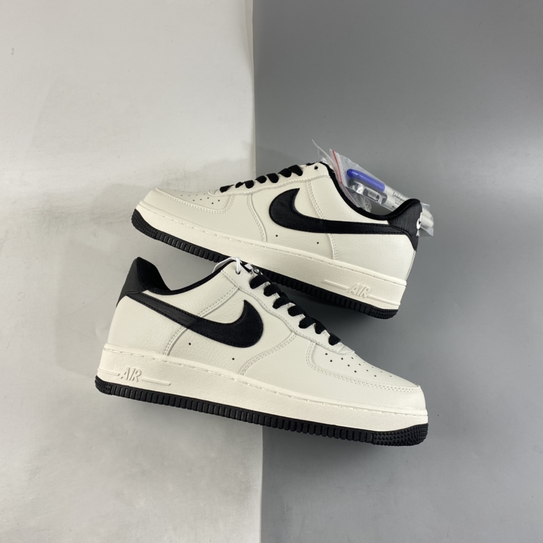 P240 NIKE Air Force 1’07 Low 米黑配色 空军一号低帮休闲板鞋 MK9636-125