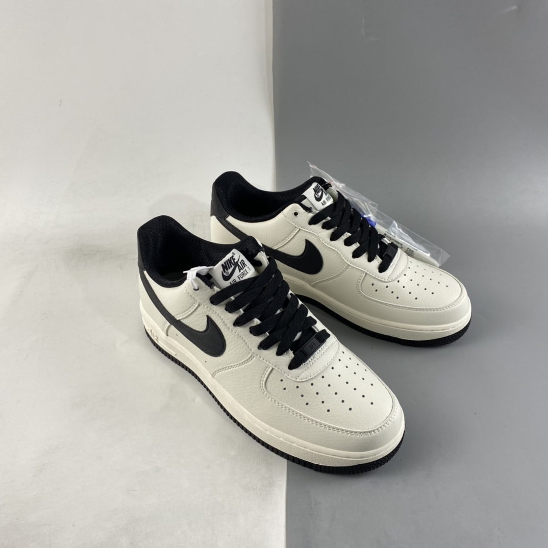 P240 NIKE Air Force 1’07 Low 米黑配色 空军一号低帮休闲板鞋 MK9636-125