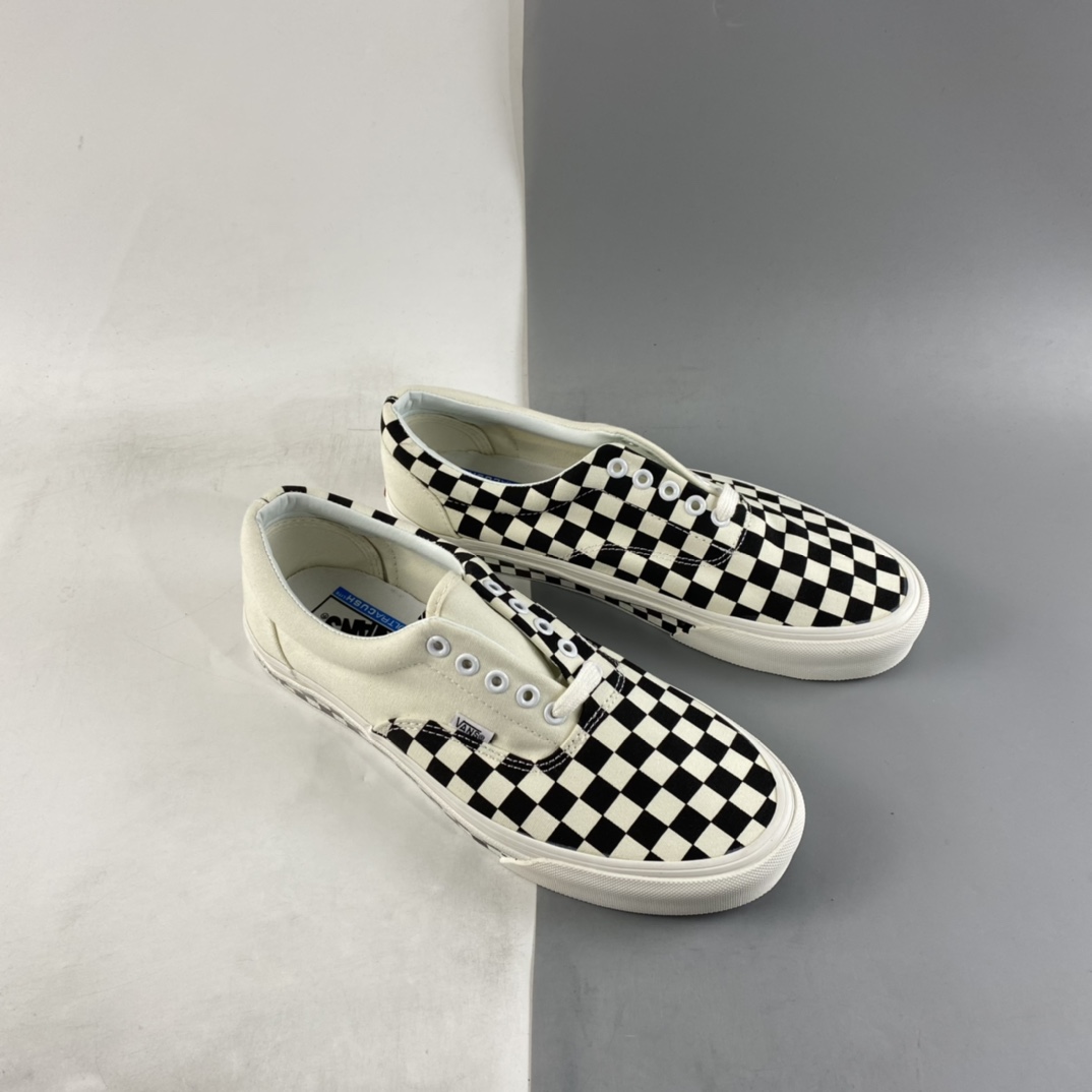 Vans Era Crft Classic Evergreen Checkerboard Vulcanized Casual Sneakers VN0A3WLRVPN