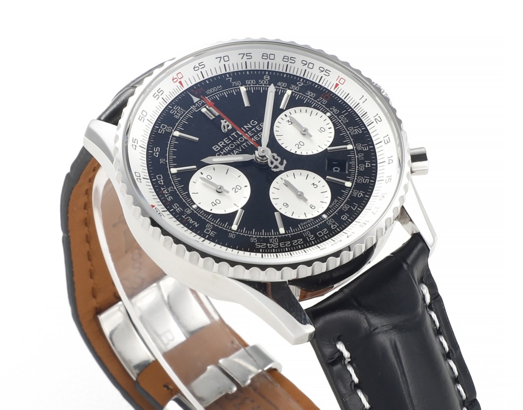 百年灵 Navitimer 计时腕表皮带,男,手表 4