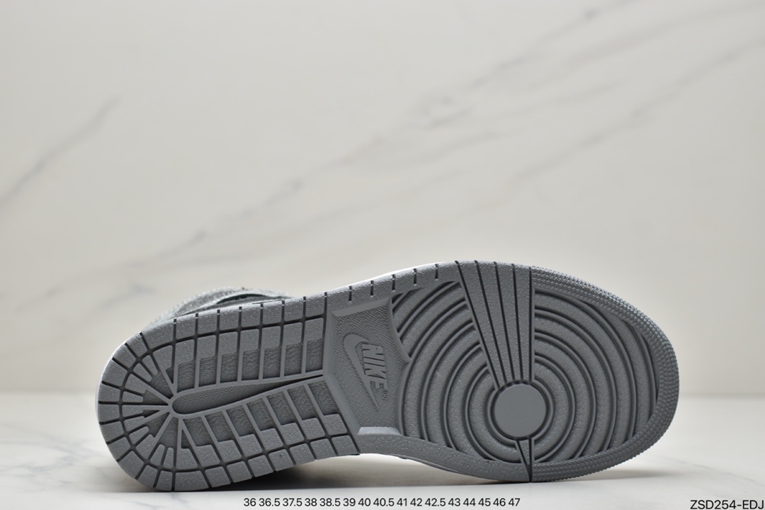 320 公司级Air Jordan 1 High OG ”Rebellionaire” 高帮 黑灰叛逆 AJ1 555088-036