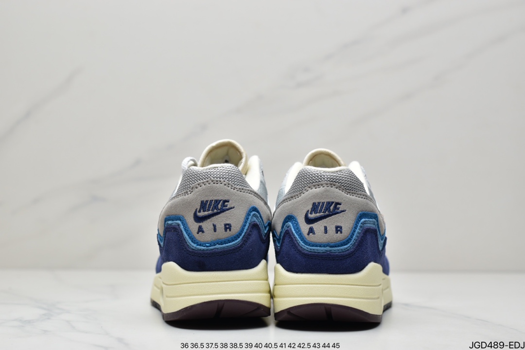 180 公司级耐克Patta x Air Max 1“Monarch”复古休闲跑步鞋 DH1348-002