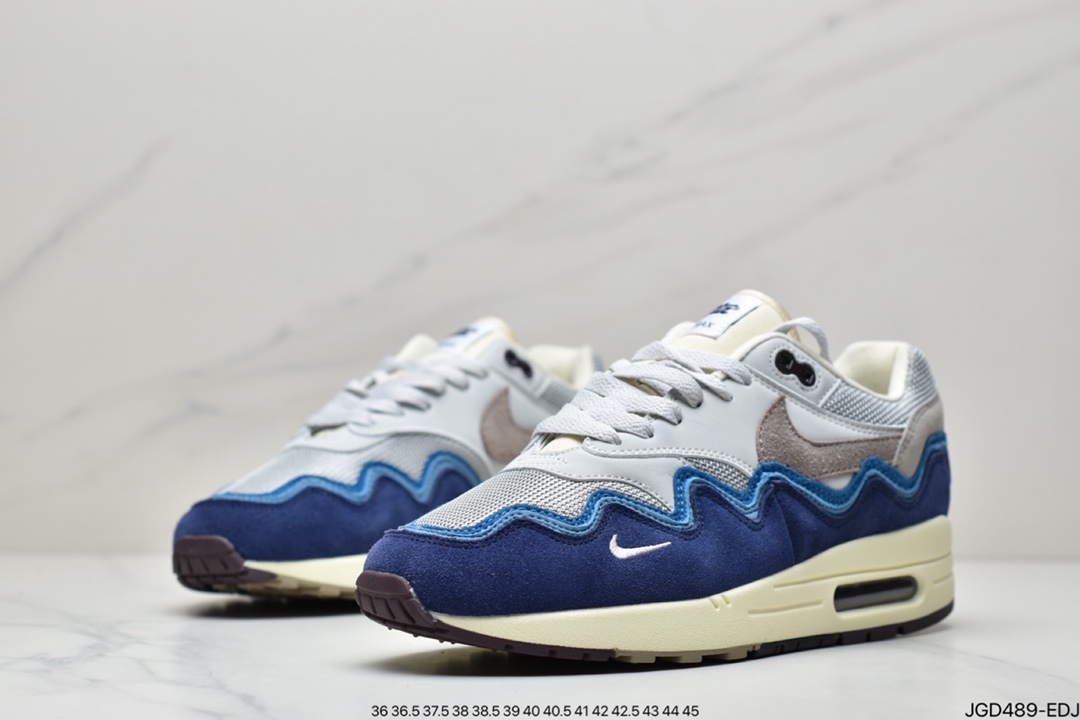 180 公司级耐克Patta x Air Max 1“Monarch”复古休闲跑步鞋 DH1348-002