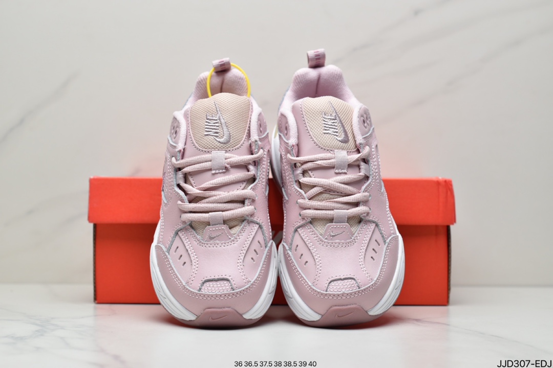 130 公司级耐克Nike M2K Tekno复古潮流百搭休闲运动旅游老爹鞋“珊瑚粉白”AO3108-202