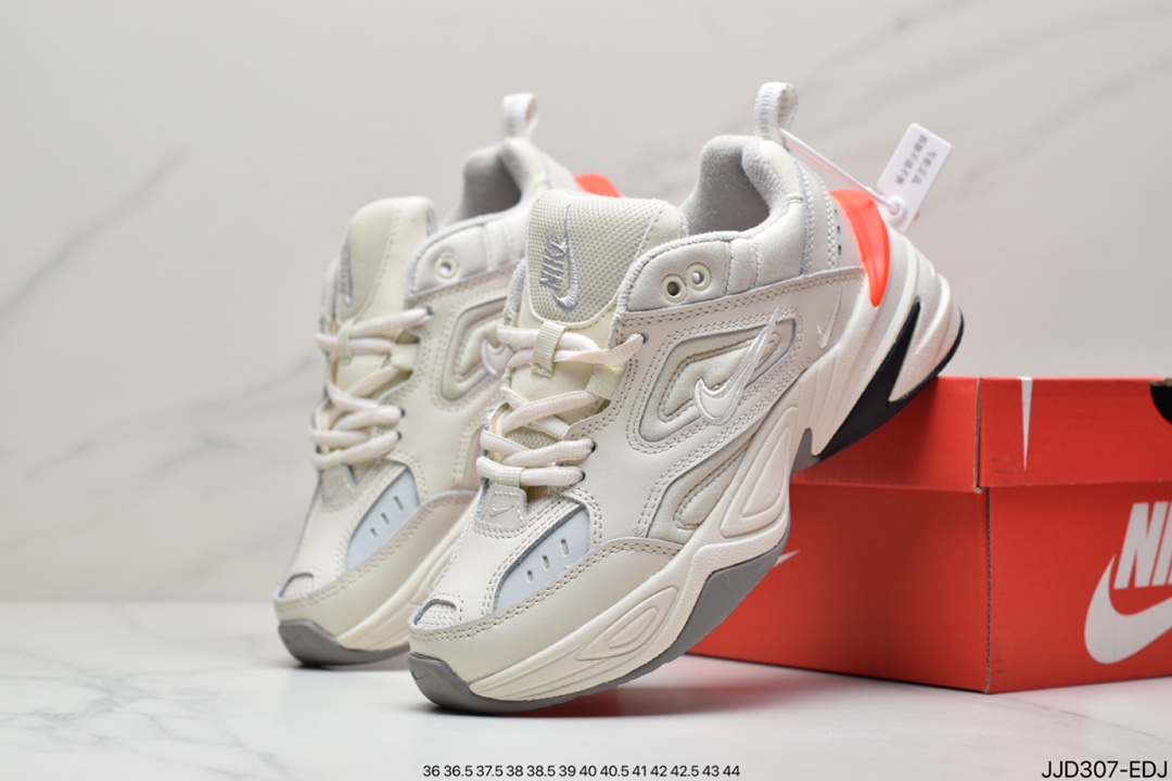 130 Nike M2K Tekno复古潮流百搭休闲运动旅游老爹鞋“珊瑚粉白”AO3108-202