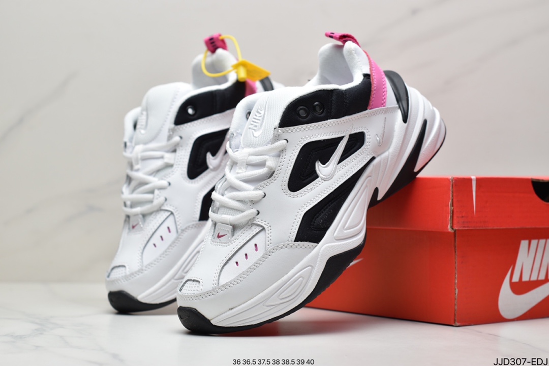 130 Nike M2K Tekno复古潮流百搭休闲运动旅游老爹鞋“珊瑚粉白”AO3108-202