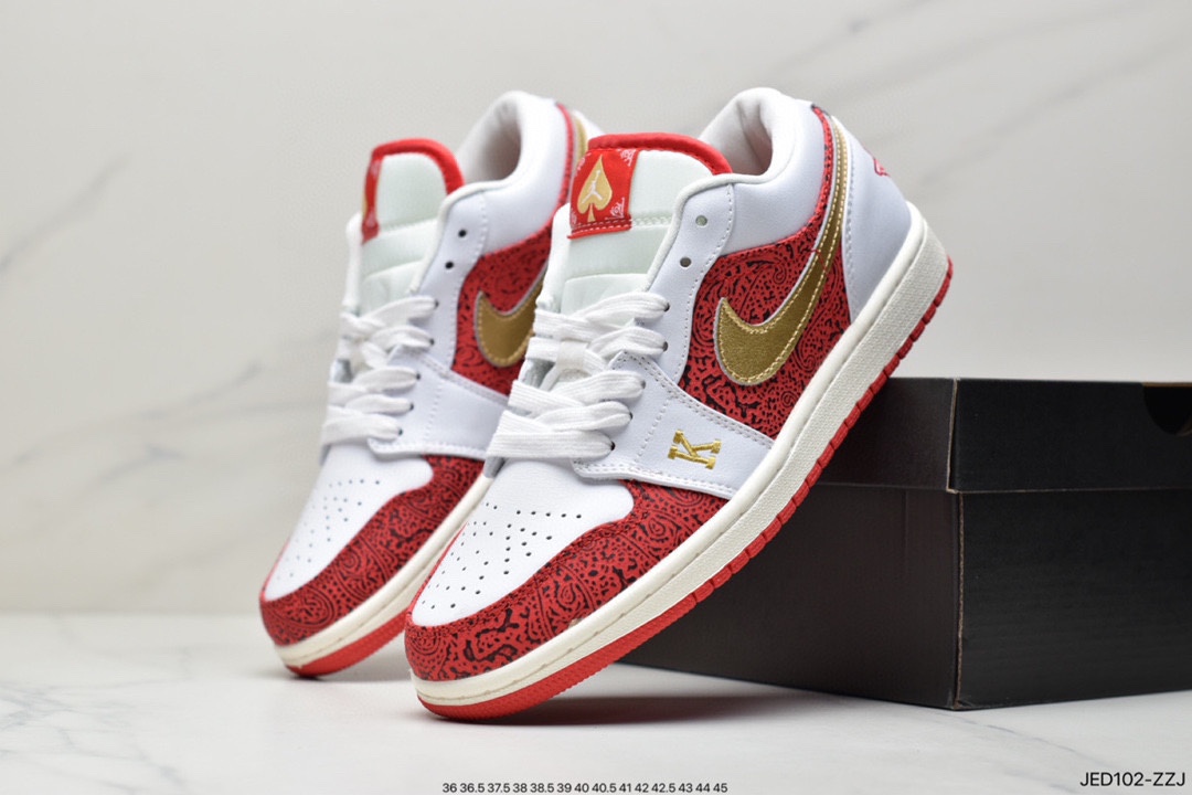 150 公司级Air Jordan 1 Low AJ1乔1低帮休闲板鞋 553558-128