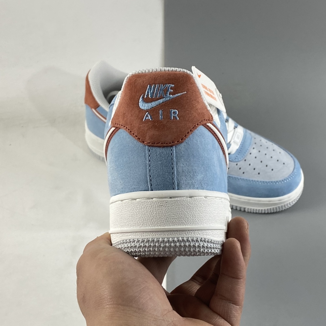 P240 NIKE Air Force 1’07 Low 酒红蓝配色 空军一号低帮休闲板鞋 LZ6699-521