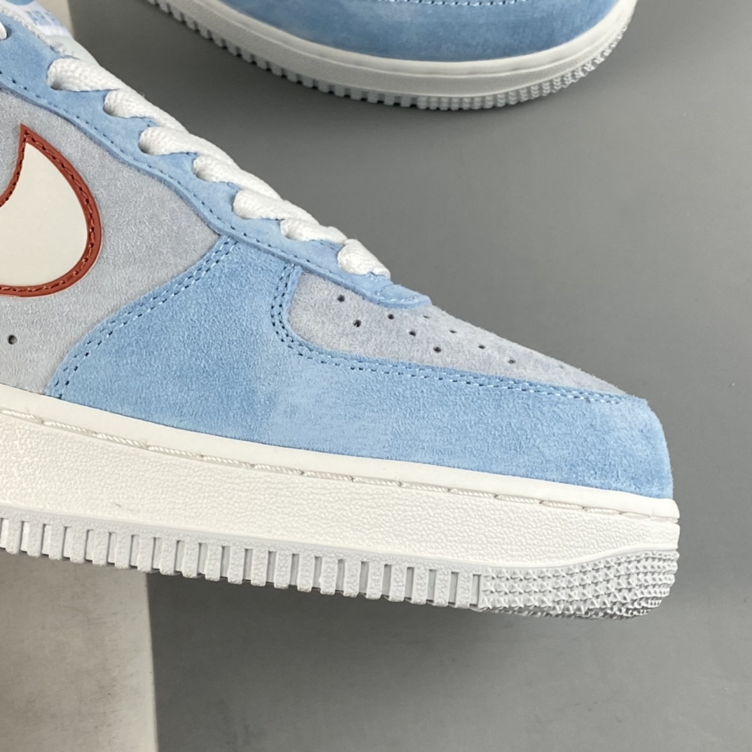 P240 NIKE Air Force 1’07 Low 酒红蓝配色 空军一号低帮休闲板鞋 LZ6699-521