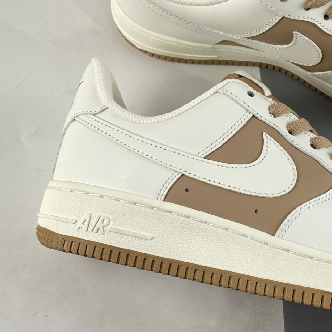 P240 NIKE Air Force 1’07 Low 奶油浅咖 空军一号低帮休闲板鞋 PQ3369-281