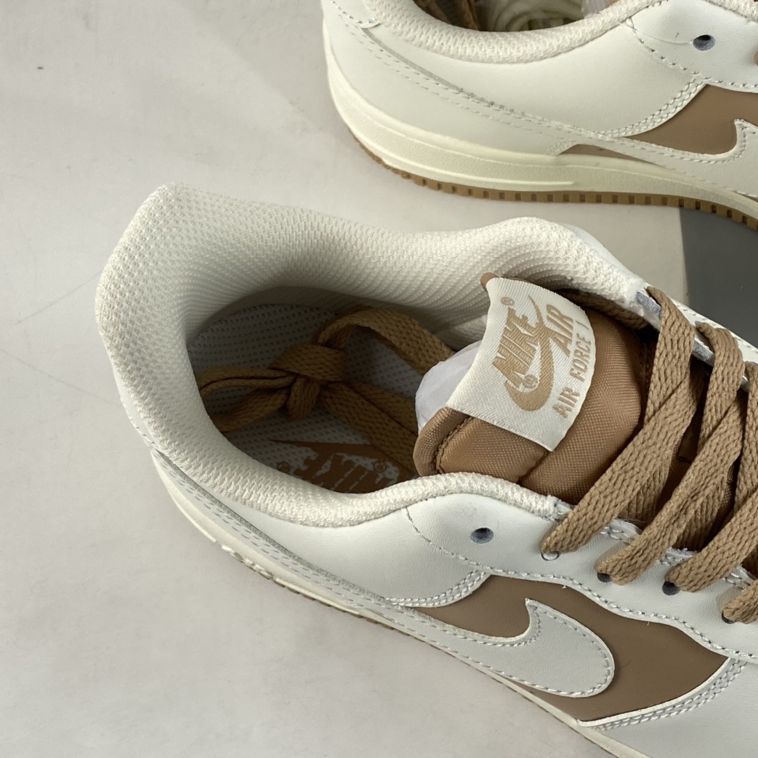 P240 NIKE Air Force 1’07 Low 奶油浅咖 空军一号低帮休闲板鞋 PQ3369-281