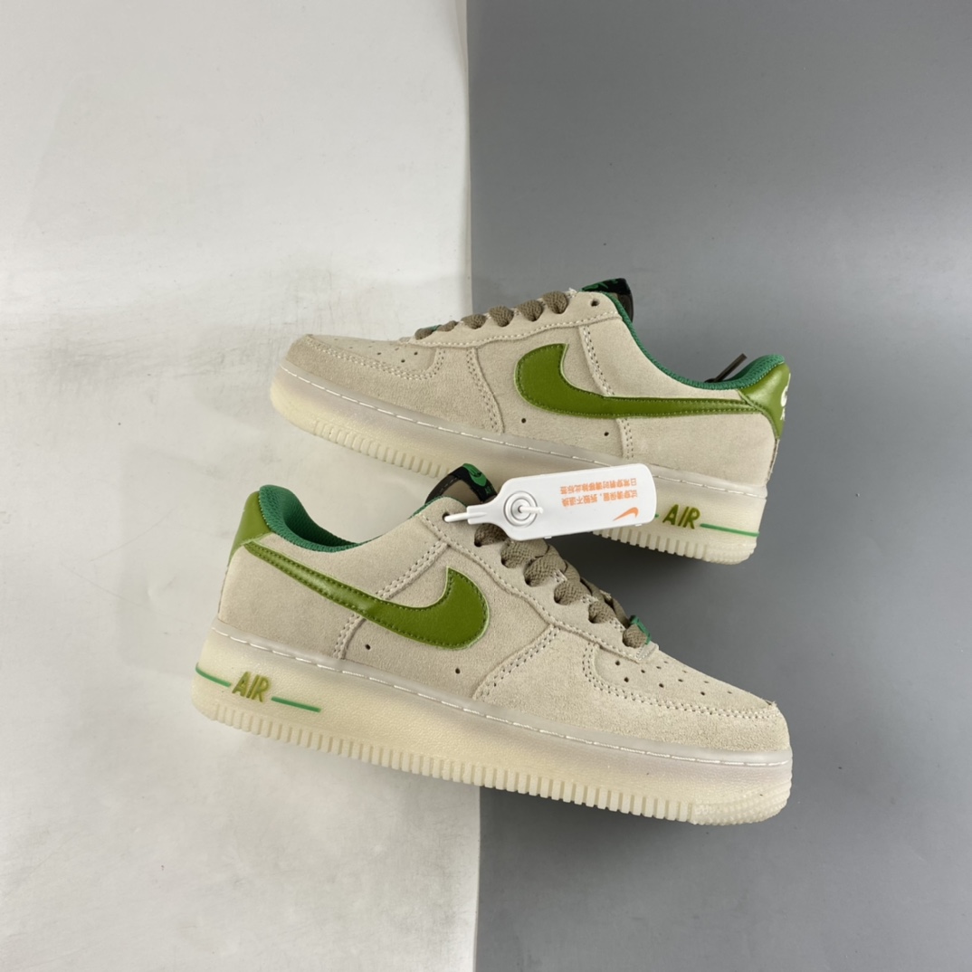 P200 NIKE Air Force 1’07 Low ”Cactus” 沙漠仙人掌深色 空军一号低帮休闲板鞋 CV1755-100