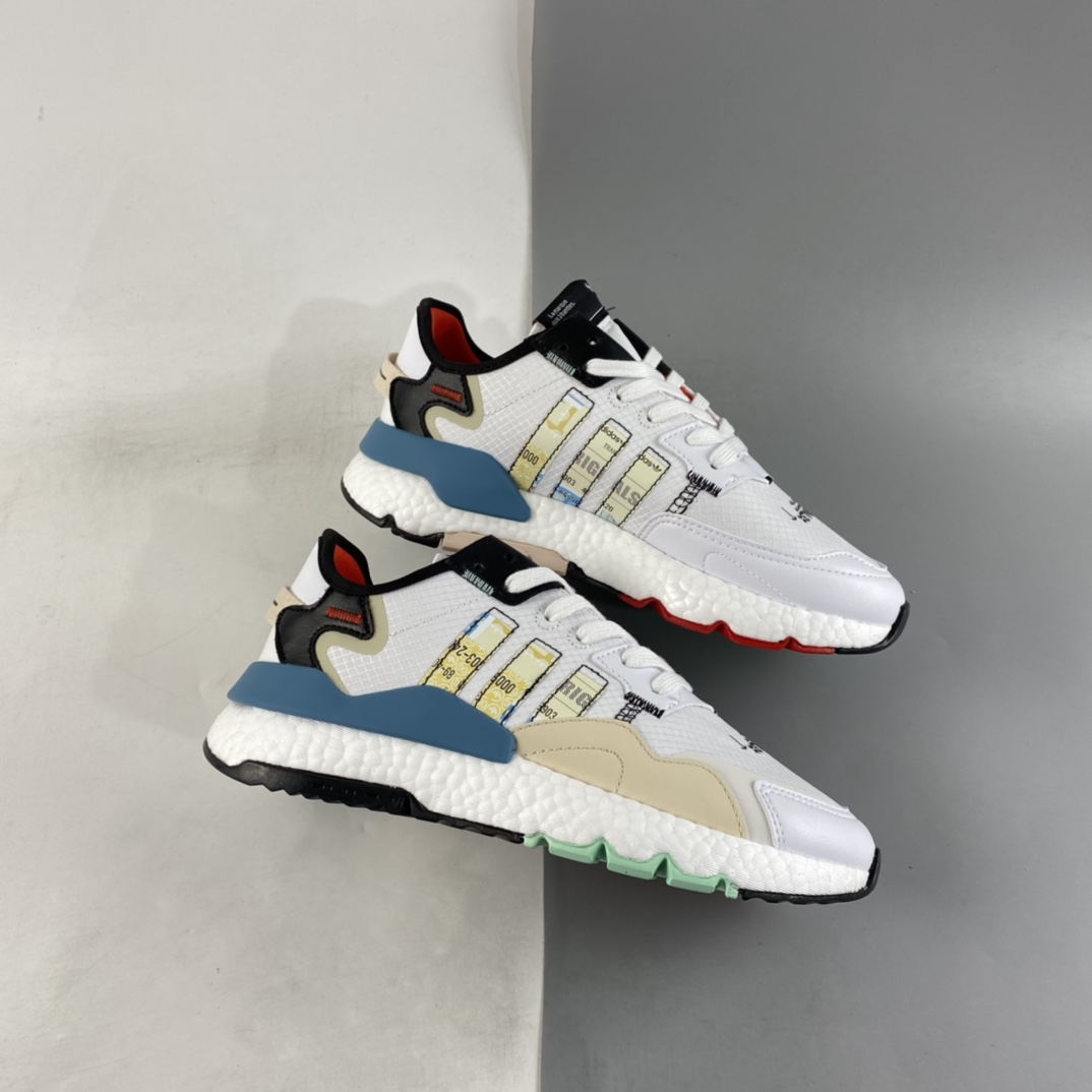 Adidas Nite Jogger Boost Adidas Nightcrawler Popcorn Outsole Retro Running Shoes GW4229