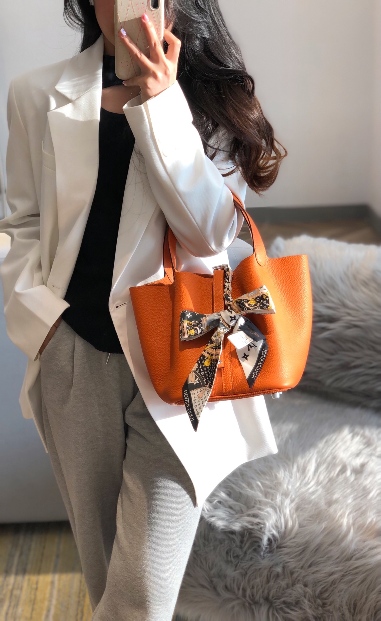 爱马仕 Hermès 高定典藏名品高定成衣时装外套连衣裙衬衫T恤 #E569CCAF 4