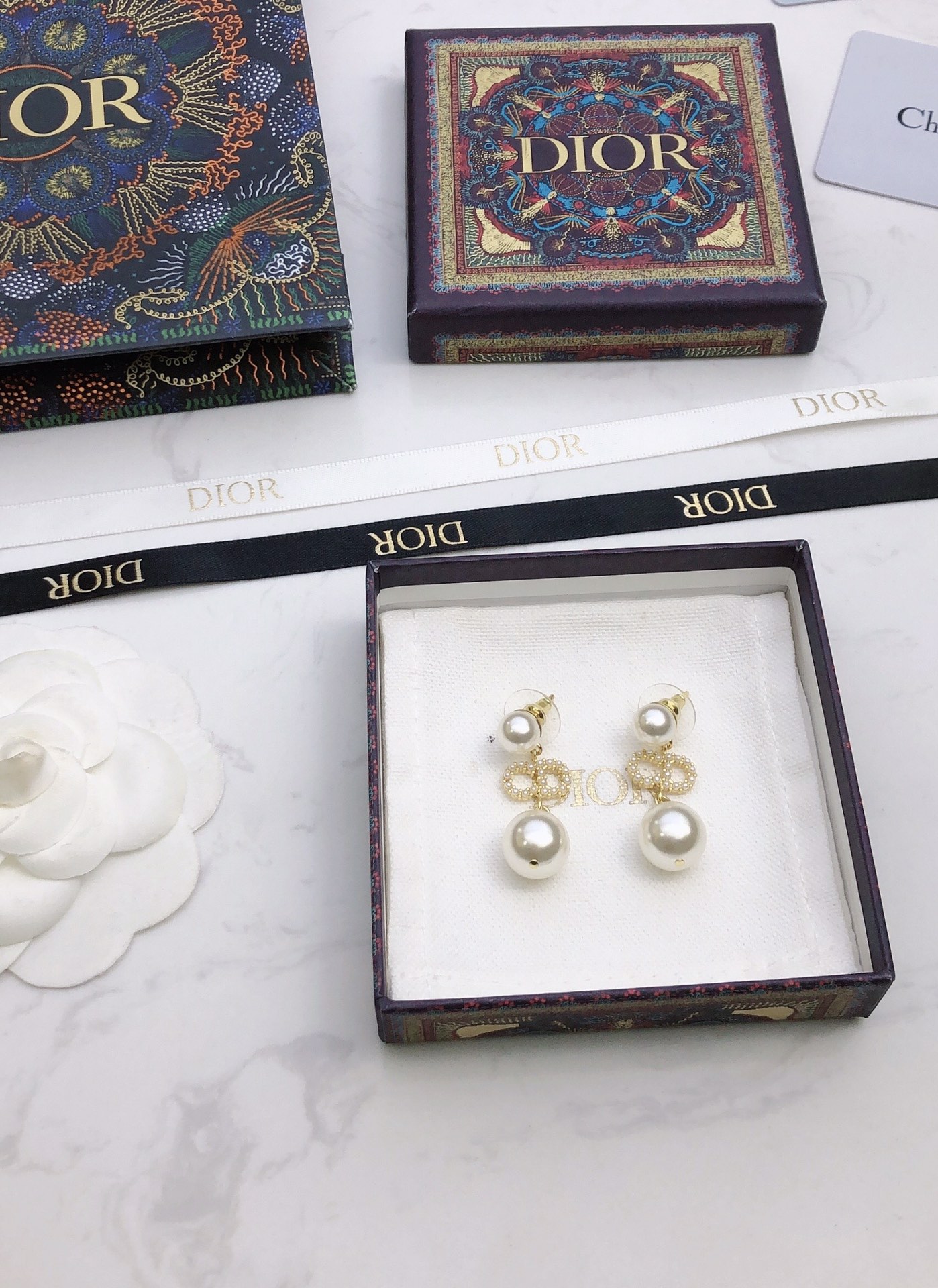 Dior Jewelry Earring AAA Replica Designer
 Yellow Brass