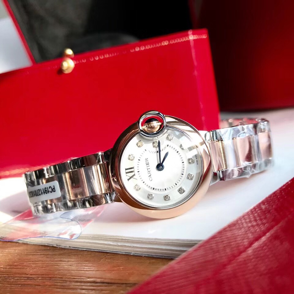 Luxury 18k Plated Collar Watch with Genuine Diamonds and State Certification - 图片 6