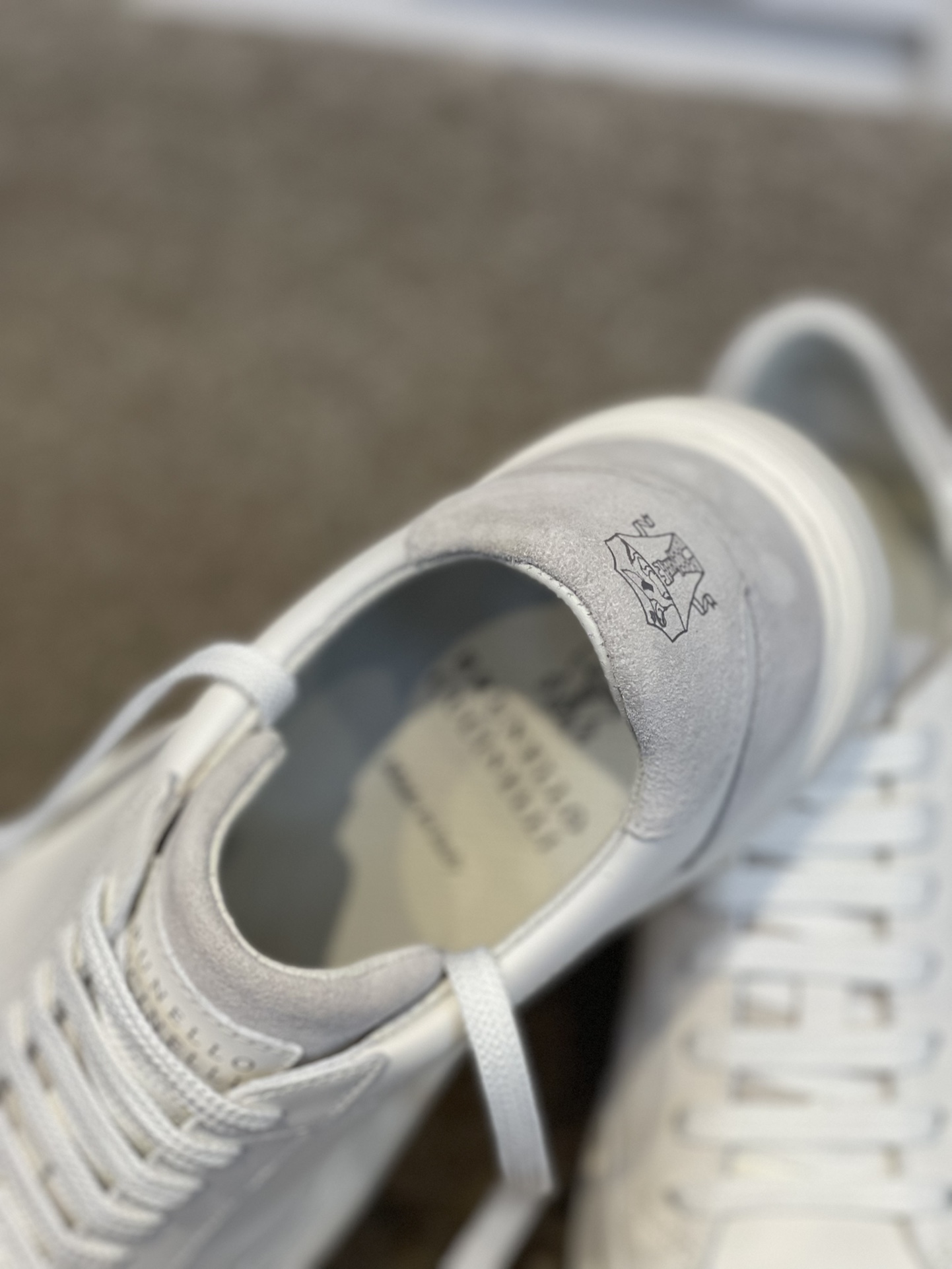 Brunello Cucinelli Primavera/Verano Nuevo Bloqueo de Color Tablero Deportivo Zapatos de Hombre ¡Este