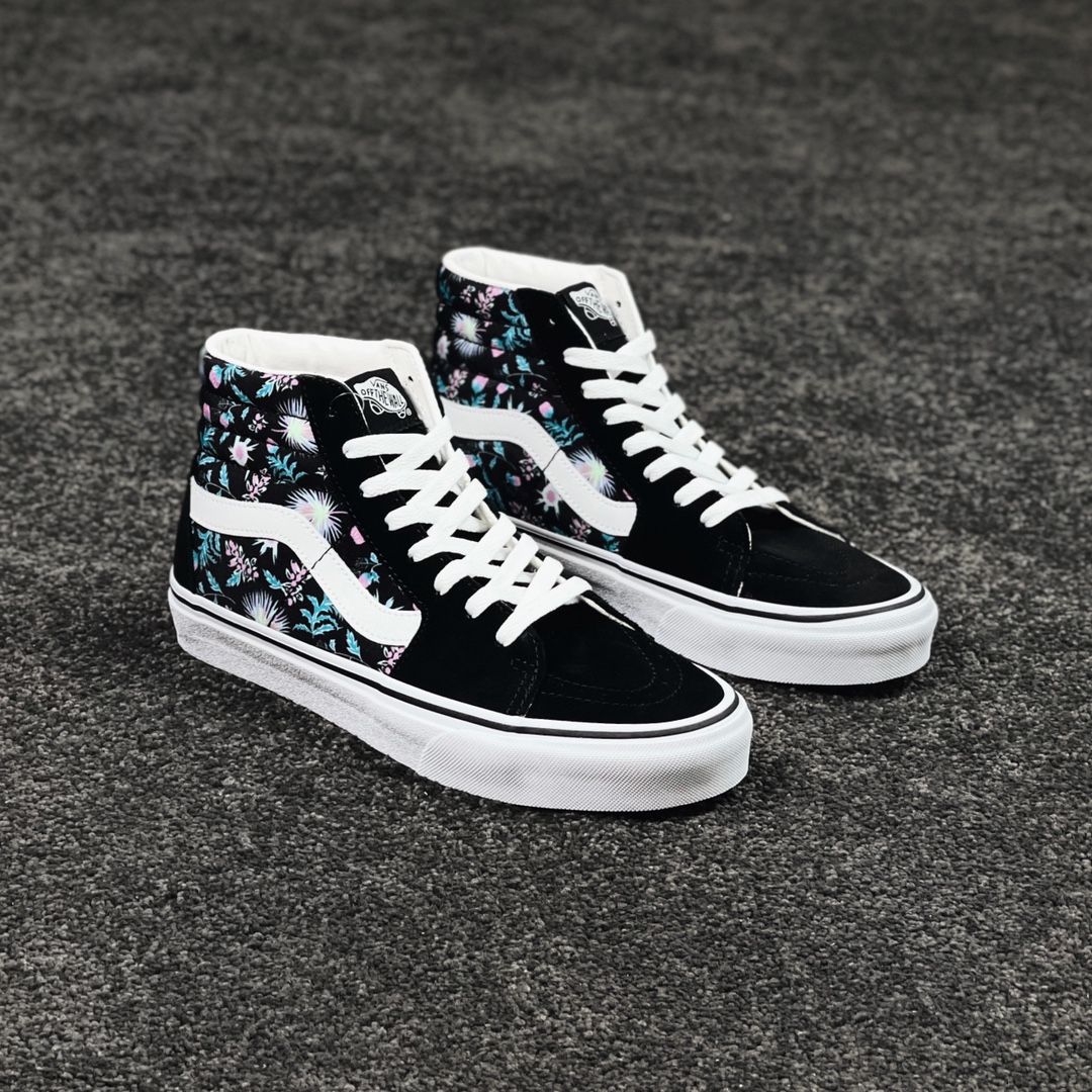 G0 Vans Sk8-Hi 范斯 彩色印花浓浓的民族风复古风格 休闲硫化帆布鞋