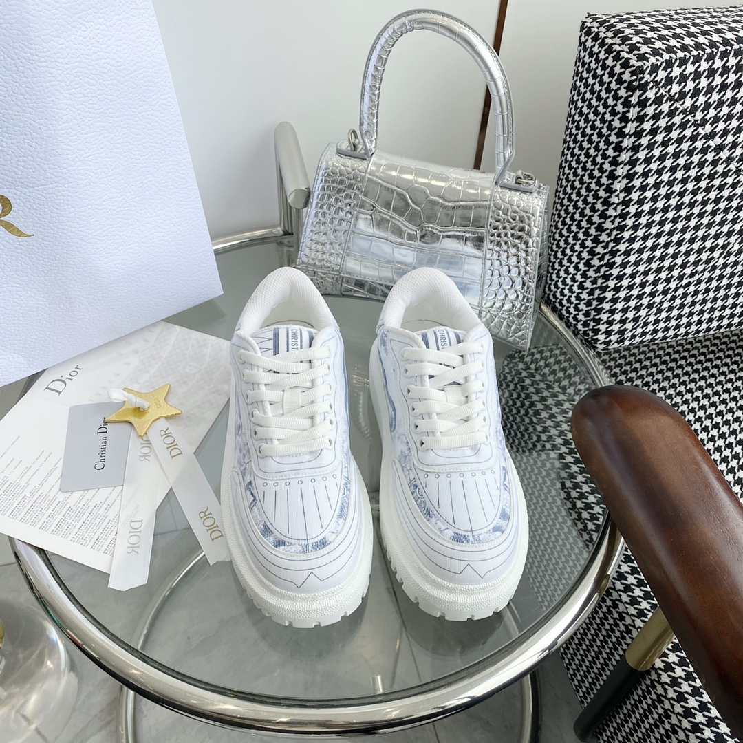 Dior Skateboard Shoes White Spring Collection