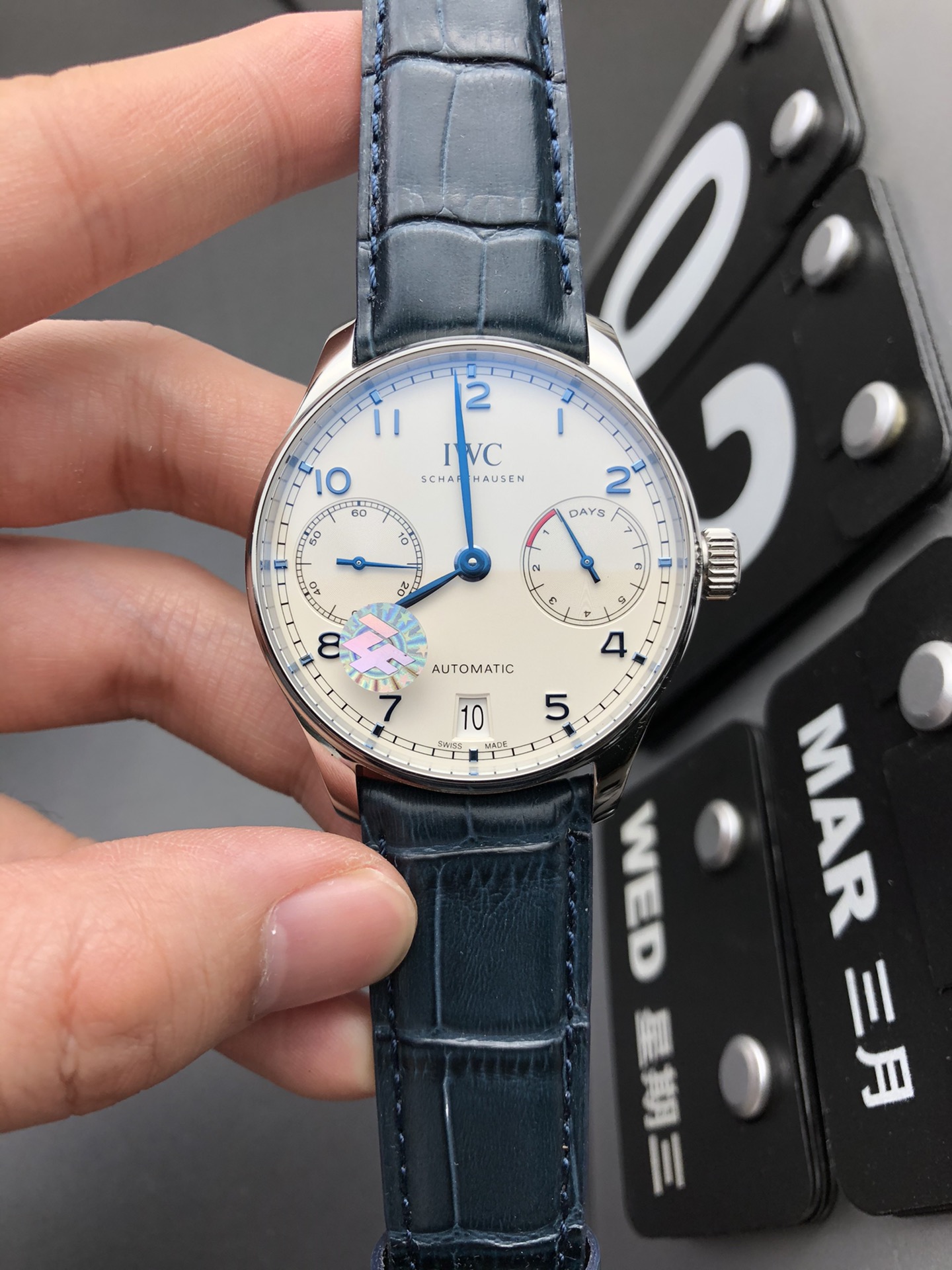 IWC 白面蓝针葡七