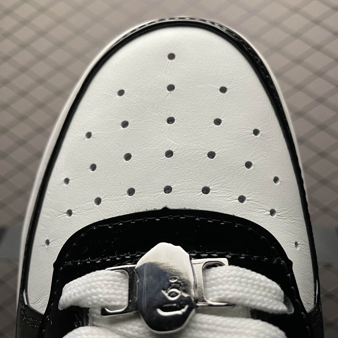 福利特价🔥市售最高品质 纯原版本 Bape Sta To Low 明星同款 猿人头经典漆皮低帮运动休闲板