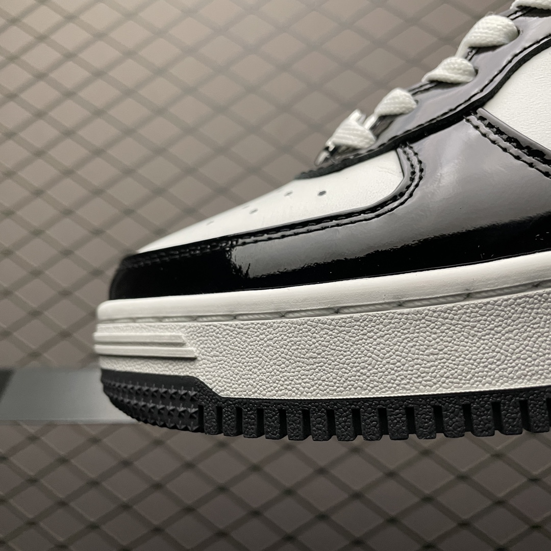 福利特价🔥市售最高品质 纯原版本 Bape Sta To Low 明星同款 猿人头经典漆皮低帮运动休闲板