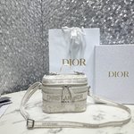 Dior Handbags Cosmetic Bags Top 1:1 Replica
 Embroidery Vanity