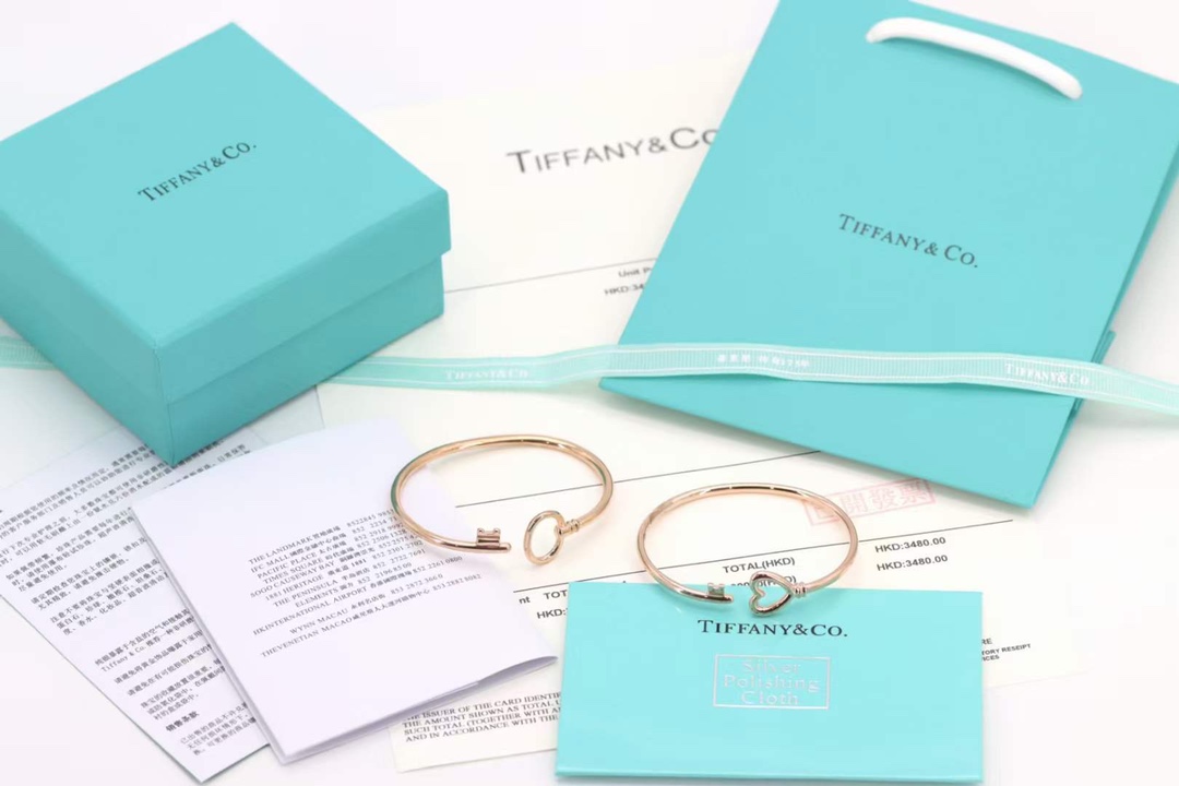 Tiffany & Co. Tiffany&Co.蒂芙尼 玫瑰金钥匙手镯