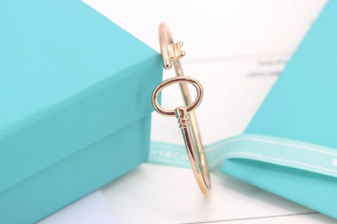 Tiffany & Co. Tiffany&Co.蒂芙尼 玫瑰金钥匙手镯