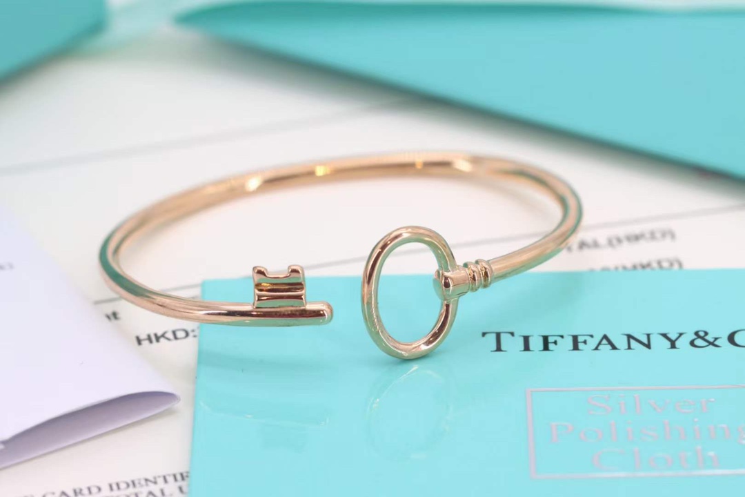 Tiffany & Co. Tiffany&Co.蒂芙尼 玫瑰金钥匙手镯