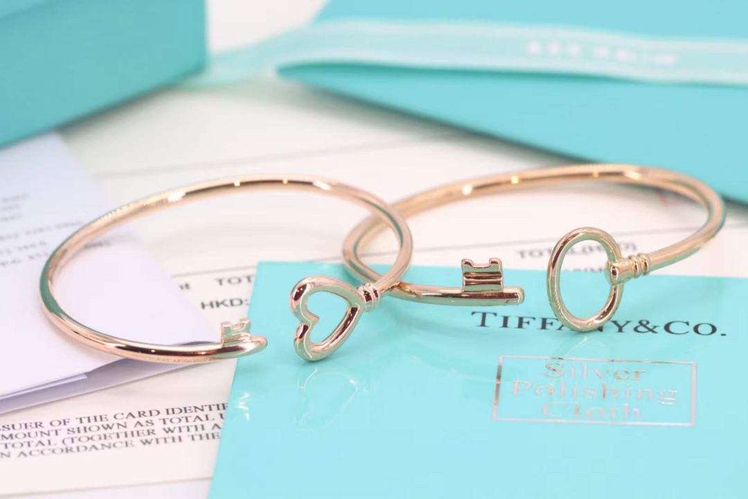 Tiffany & Co. Tiffany&Co.蒂芙尼 玫瑰金钥匙手镯