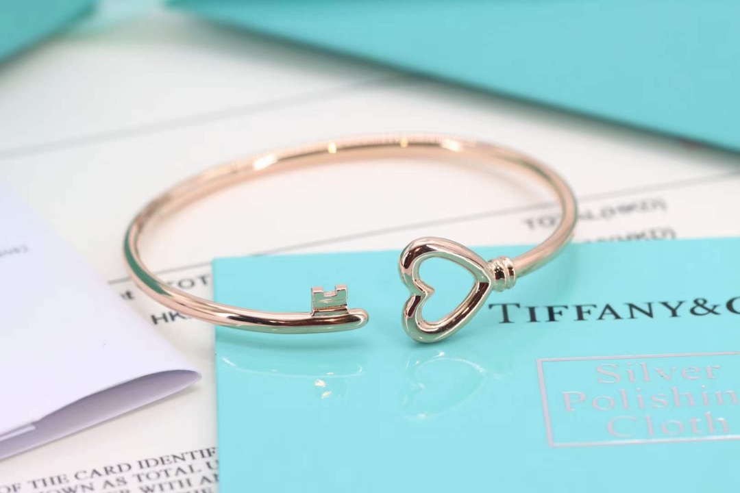 Tiffany & Co. Tiffany&Co.蒂芙尼 玫瑰金钥匙手镯