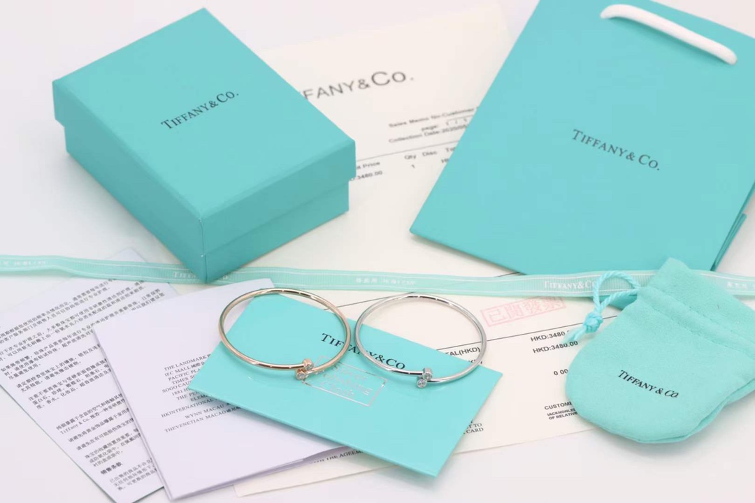 Tiffany & Co. Tiffany&Co.蒂芙尼 单钻交叉手镯