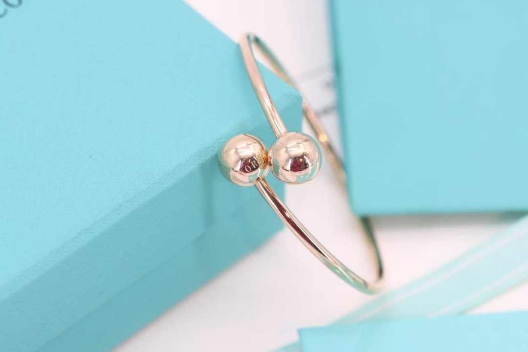 Tiffany & Co. Tiffany&Co.蒂芙尼圆球交叉手镯