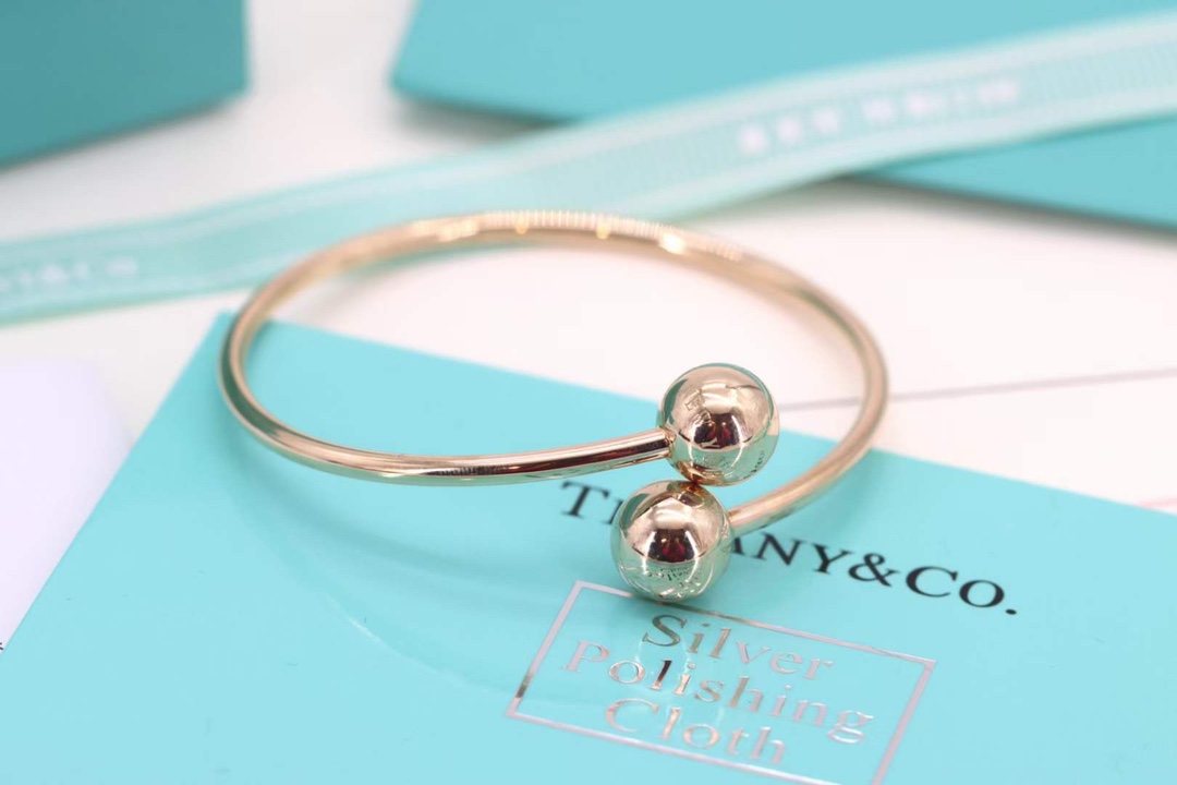 Tiffany & Co. Tiffany&Co.蒂芙尼圆球交叉手镯