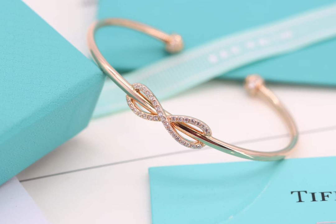 Tiffany & Co. Tiffany&Co.蒂芙尼满钻蝴蝶结手镯