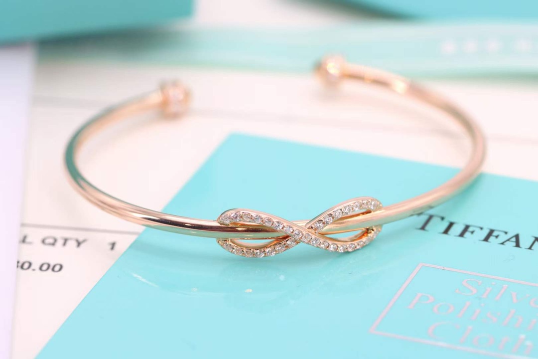 Tiffany & Co. Tiffany&Co.蒂芙尼满钻蝴蝶结手镯